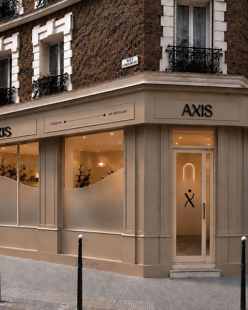 Façade du studio Axis à Courbevoie